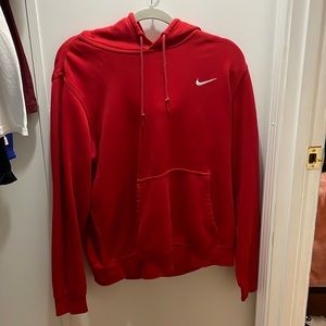 Nike Men’s Red Hoodie Sweater (Large)